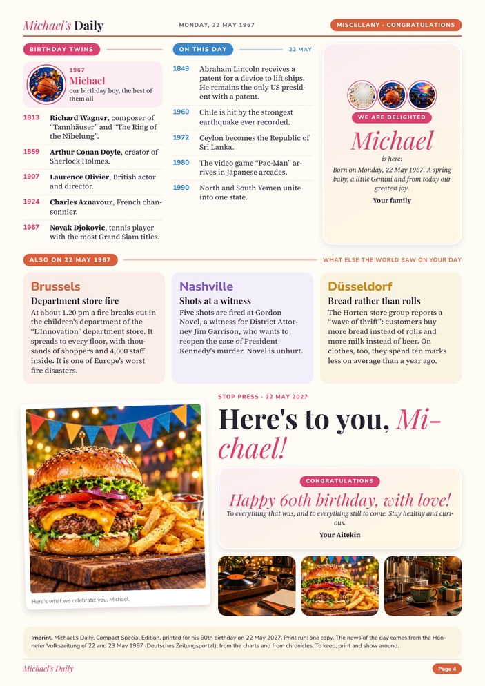 Michael’s newspaper, page 4