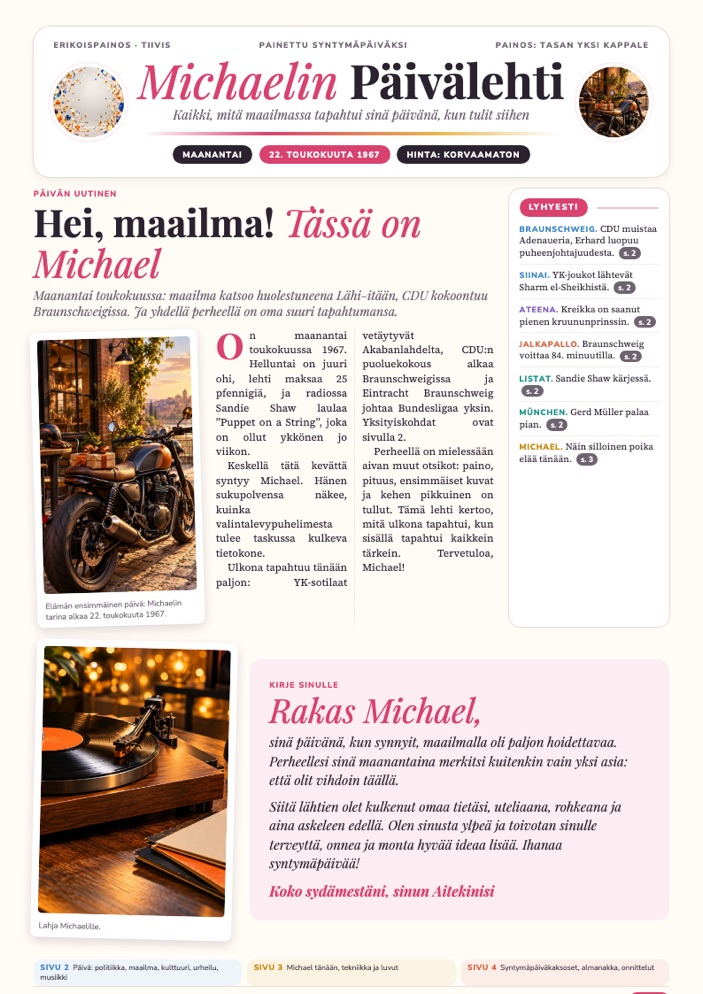 Lehti: Michael, sivu 1