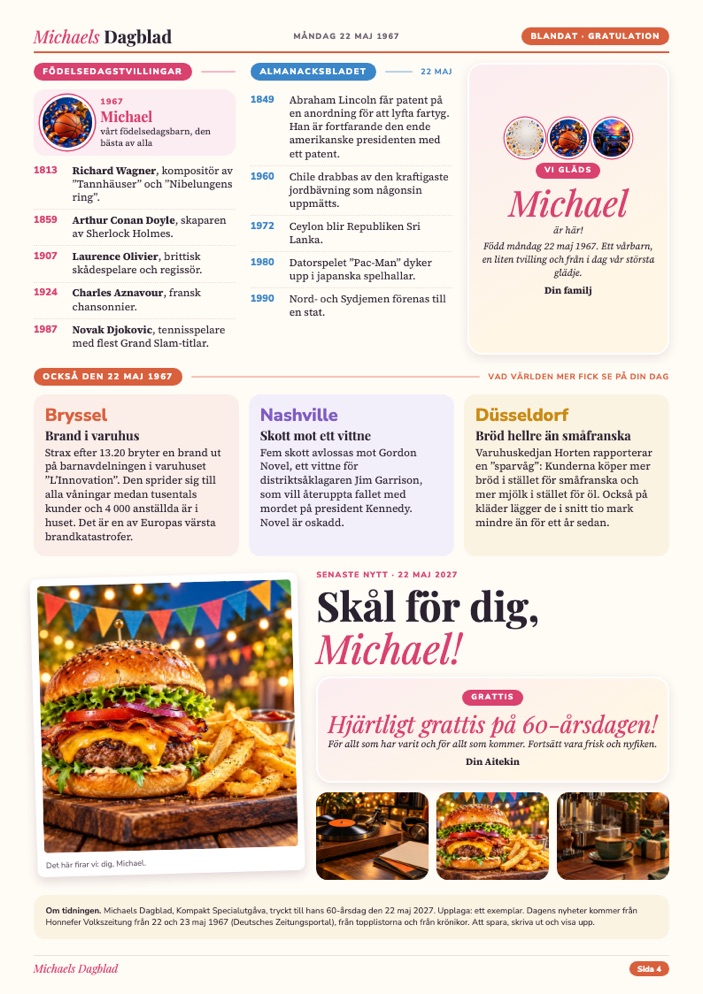 Michaels tidning, sida 4
