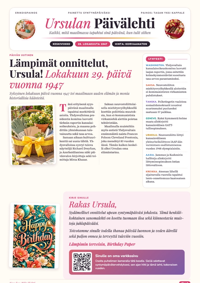 Lehti: Ursula, sivu 1